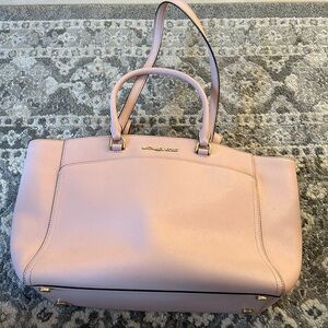 Michael Kors blush light pink handbag purse bag